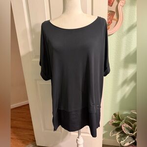 Calvin Klein Charcoal Gray Tunic Top